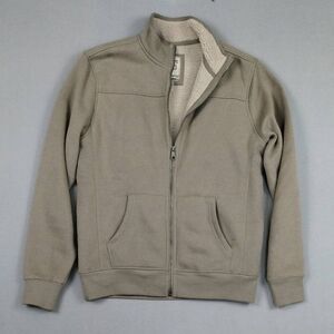 GH Bass Full Zip Jacket Pockets Sherpa Lined Collard Jacket Size S